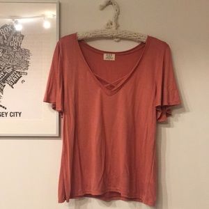 Project social T terra-cotta medium top